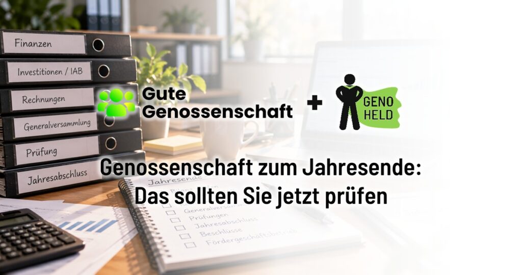 Das Jahresende mit der Genossenschaft