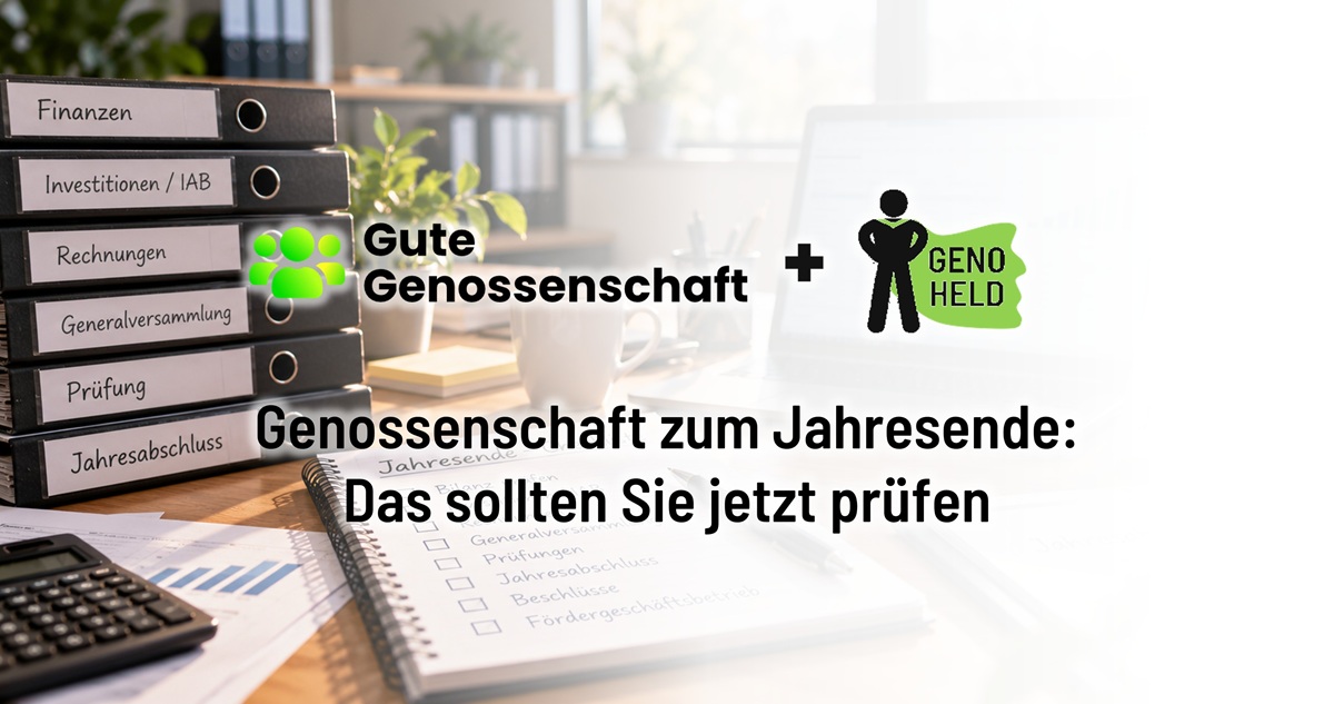 Das Jahresende mit der Genossenschaft